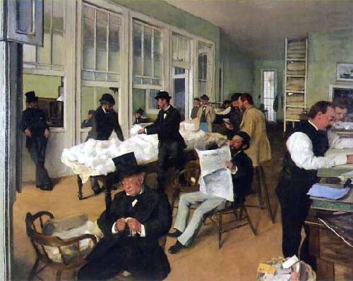 Edgar Degas A Cotton Office in New Orleans china oil painting image